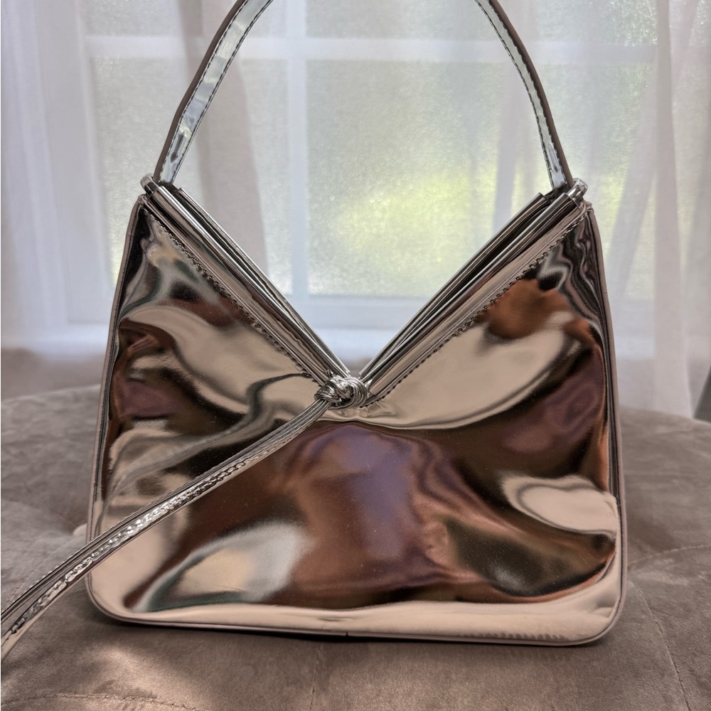 Reformation Silver Metallic Women's Handbag